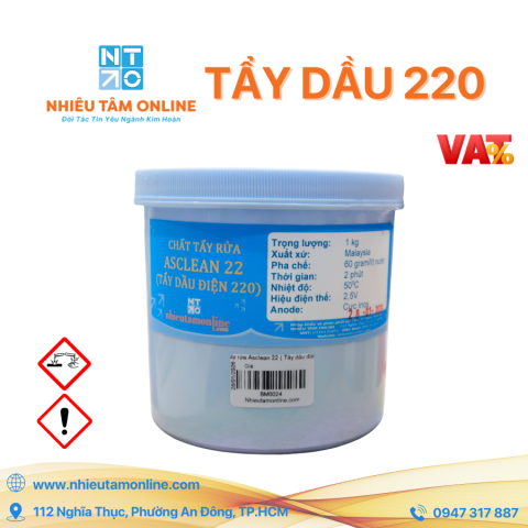 ​Tẩy dầu điện 220 (tẩy mỡ)