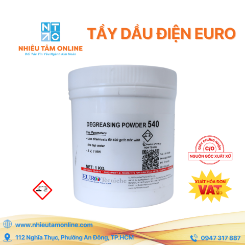 Tẩy Dầu Điện Euro