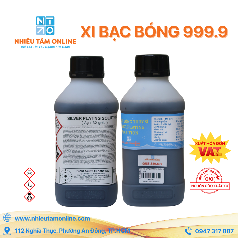 Xi Bạc bóng 999.9