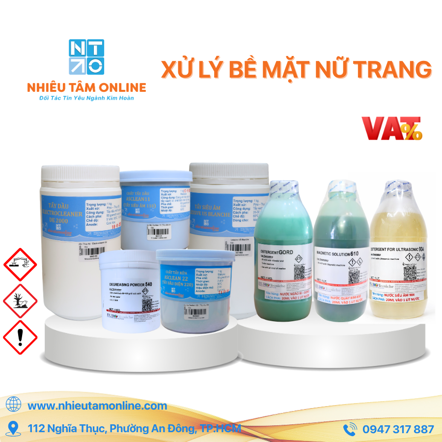 Xử Lý Bề Mặt Nữ Trang